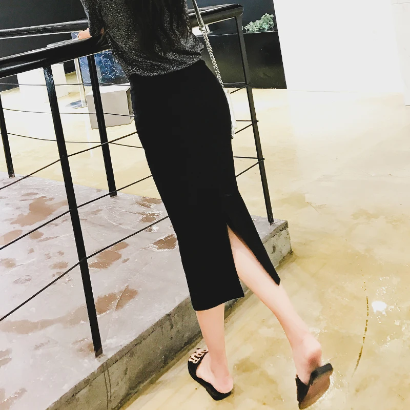 Black Skirt Women's Short Skirt Summer New Mid-Length High Waist Long Skirt Split Cover Slit Hip Skirt Hugging Waist Elegant
Black Skirt Women's Short Skirt Summer New Mid-Length High Waist Long Skirt Split Cover Slit Hip Skirt Hugging Waist Elegant