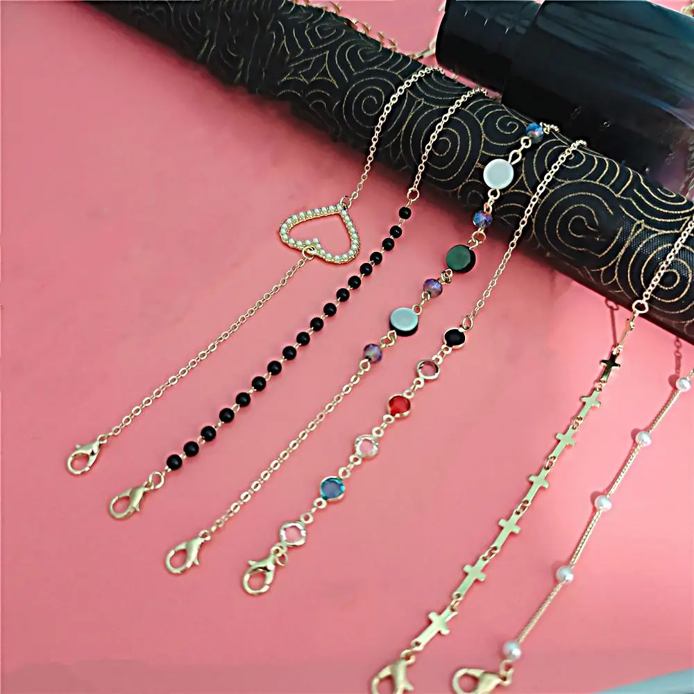 Metal Pearl For Women Girls Eyewear Cord Mask Extender Strap Sunglasses Lanyards Glasses Chain Anti-Slip
Metal Pearl For Women Girls Eyewear Cord Mask Extender Strap Sunglasses Lanyards Glasses Chain Anti-Slip