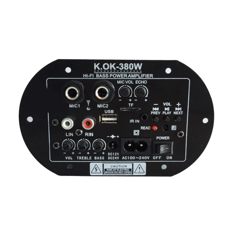 KOK-380 плата цифрового усилителя Bluetooth, сабвуфер, усилитель для караоке с двумя микрофонами, усилитель для автомобиля и дома (штепсельная Вилк...
KOK-380 плата цифрового усилителя Bluetooth, сабвуфер, усилитель для караоке с двумя микрофонами, усилитель для автомобиля и дома (штепсельная Вилк...