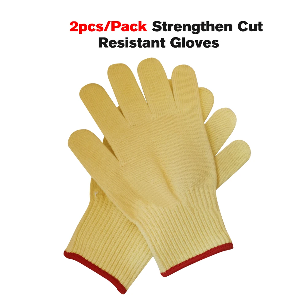 2 шт. против пореза рабочие перчатки укрепить порезостойкие высокого Температура