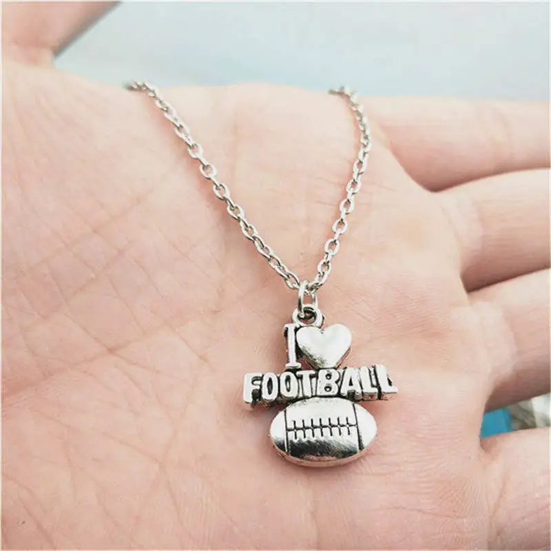 I Love Football Charm Creative Chain Necklace Women Pendants Fashion Jewelry Accessory ,Friend Gifts Necklace Women
I Love Football Charm Creative Chain Necklace Women Pendants Fashion Jewelry Accessory ,Friend Gifts Necklace Women