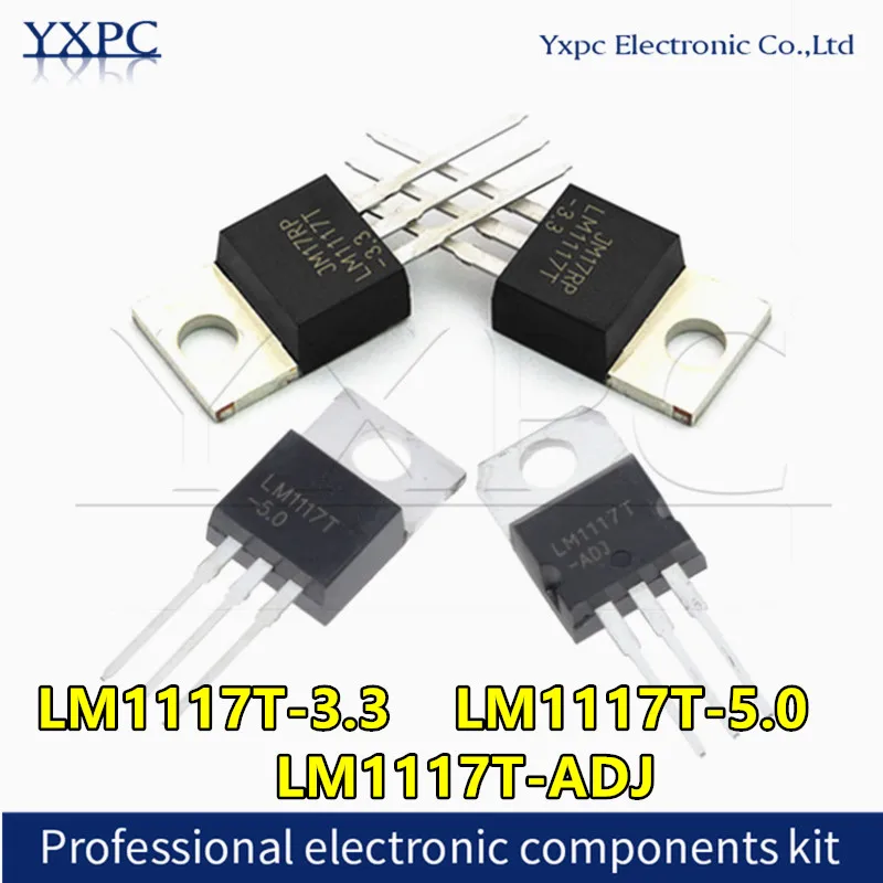 100pcs New LM1117T-3.3 TO-220 LM1117-3.3 LM1117T 3.3 V LM1117T-5.0 LM1117 5V LM1117T-ADJ TO-220 Low-Dropout Linear Regulator
100pcs New LM1117T-3.3 TO-220 LM1117-3.3 LM1117T 3.3 V LM1117T-5.0 LM1117 5V LM1117T-ADJ TO-220 Low-Dropout Linear Regulator