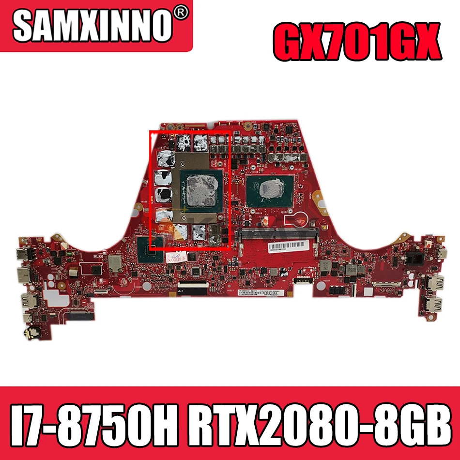 Akemy GX701GX материнская плата для ноутбука ASUS ROG Зефир GX701GX GX701G оригинальная материнская плата 8GB-RAM I7-8750H RTX2080-8GB
Akemy GX701GX материнская плата для ноутбука ASUS ROG Зефир GX701GX GX701G оригинальная материнская плата 8GB-RAM I7-8750H RTX2080-8GB