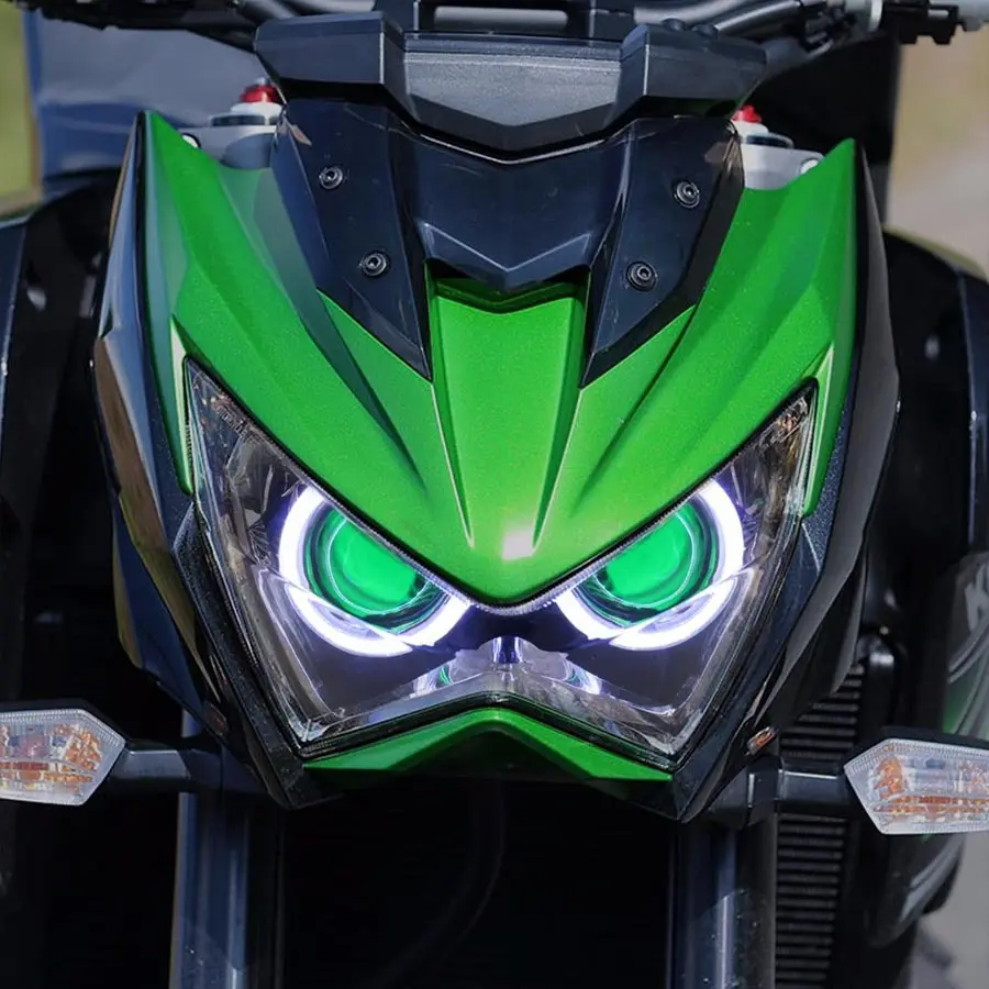 Ксеноновая фара для Kawasaki Z800, Z250, Z300, 13-16, белый ангел, зеленый, демонический глаз
Ксеноновая фара для Kawasaki Z800, Z250, Z300, 13-16, белый ангел, зеленый, демонический глаз