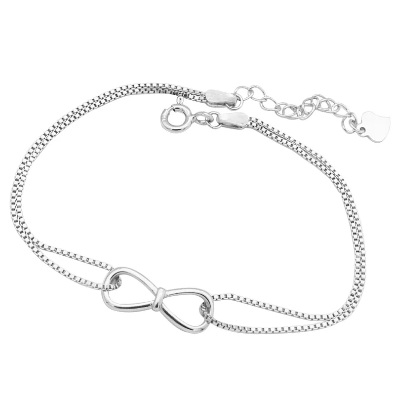 Letter 8 Bracelet Link Chain Bracelet For Women 925 Sterling Silver Gift Fit Charm Fine Jewelry Party Gifts
Letter 8 Bracelet Link Chain Bracelet For Women 925 Sterling Silver Gift Fit Charm Fine Jewelry Party Gifts
