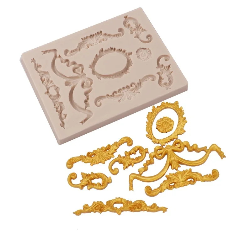 European Relief Lace Mold Polymer Clay Gypsum Form Silicone Mold Epoxy Resin Complete Kit Cement Molds for Gypsum and Concrete
European Relief Lace Mold Polymer Clay Gypsum Form Silicone Mold Epoxy Resin Complete Kit Cement Molds for Gypsum and Concrete