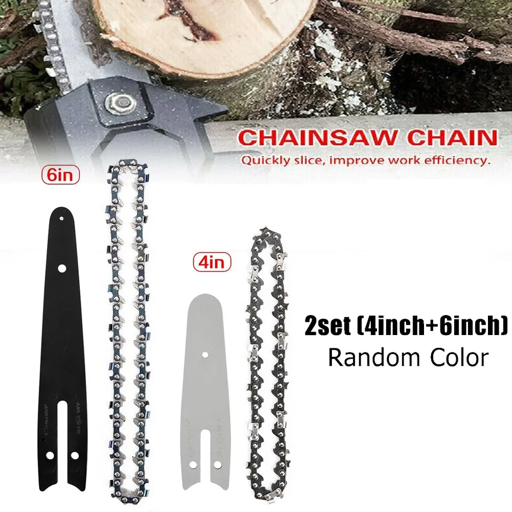 4/6Inch Alloy Steel Chainsaw Guide Bar And Saw Chain Set Fits Electric Chain Saw Wood Cutter Power Tool
4/6Inch Alloy Steel Chainsaw Guide Bar And Saw Chain Set Fits Electric Chain Saw Wood Cutter Power Tool