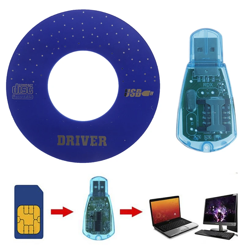 Hot sale ! Blue USB SIM Card Reader Copy/Cloner/Writer/Backup Kit SIM Card Reader GSM CDMA SMS Backup + CD Disk
Hot sale ! Blue USB SIM Card Reader Copy/Cloner/Writer/Backup Kit SIM Card Reader GSM CDMA SMS Backup + CD Disk