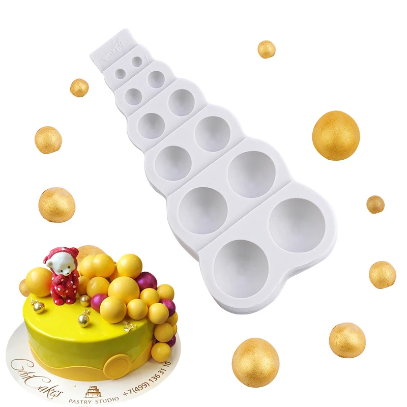 Silicone Cake Model Chocolate Fudge Mold Large Small Multi Size Pearl Ball Shape Diy Baking Kitchen Baking Cake Decoration Tool
Silicone Cake Model Chocolate Fudge Mold Large Small Multi Size Pearl Ball Shape Diy Baking Kitchen Baking Cake Decoration Tool