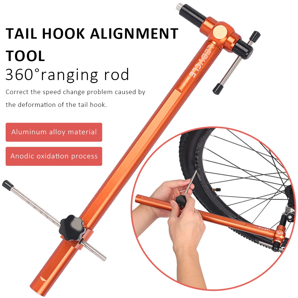 Bicycle Derailleur Hanger 360-Degree Rotation Bike Tail Hook Alignment Ranging Alignment Gauge Measure Straighten Tool New Hot
Bicycle Derailleur Hanger 360-Degree Rotation Bike Tail Hook Alignment Ranging Alignment Gauge Measure Straighten Tool New Hot