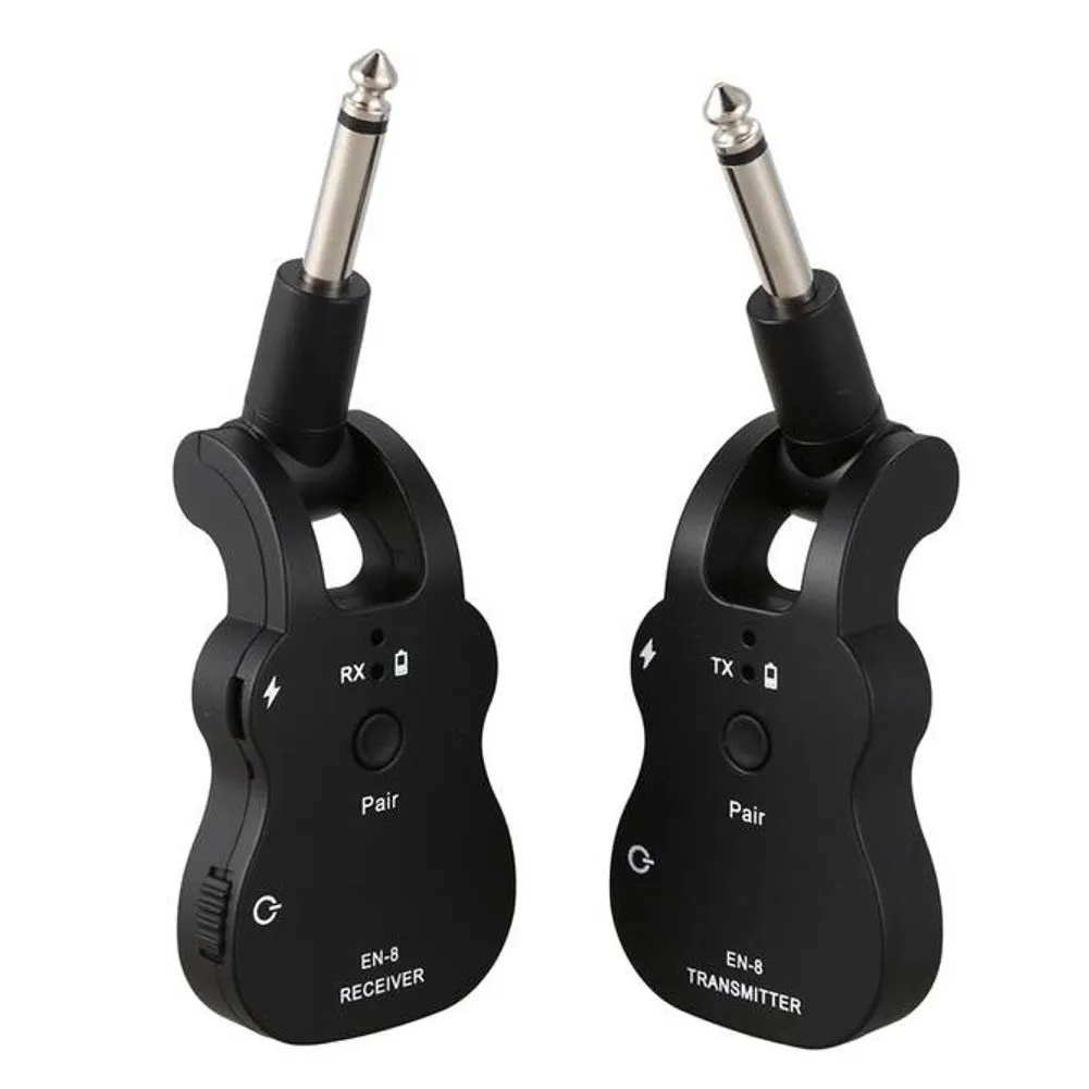 Guitar Bass Violin EN-8 Wireless System Audio Transmitter Receiver Built-In Rechargeable Low Noise Latency High Sound Quality
Guitar Bass Violin EN-8 Wireless System Audio Transmitter Receiver Built-In Rechargeable Low Noise Latency High Sound Quality