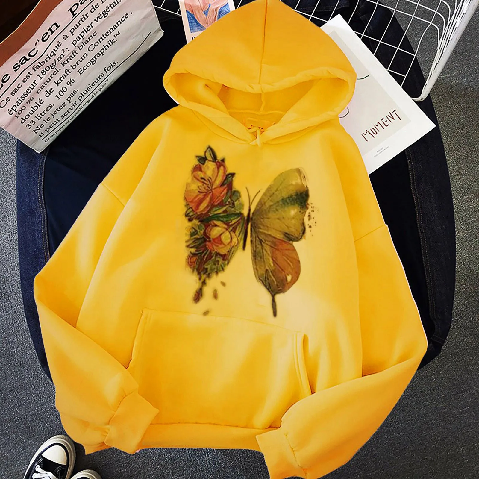 Womens Butterfly Print Hoodies Oversize Pullovers Long Sleeve Irregular Sweatshirt Loose Print Warm Winter Clothes Streetwear R5 
Womens Butterfly Print Hoodies Oversize Pullovers Long Sleeve Irregular Sweatshirt Loose Print Warm Winter Clothes Streetwear R5