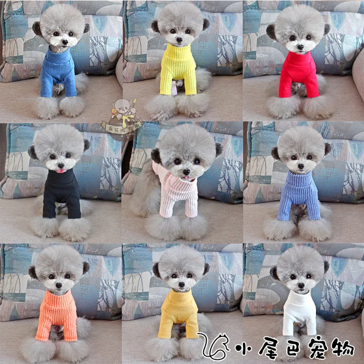 Dog Clothes Autumn Winter Wild Bottoming Shirt Solid Color Long-sleeved Cotton Teddy Cat Dog Clothes Milk Dog
Dog Clothes Autumn Winter Wild Bottoming Shirt Solid Color Long-sleeved Cotton Teddy Cat Dog Clothes Milk Dog
