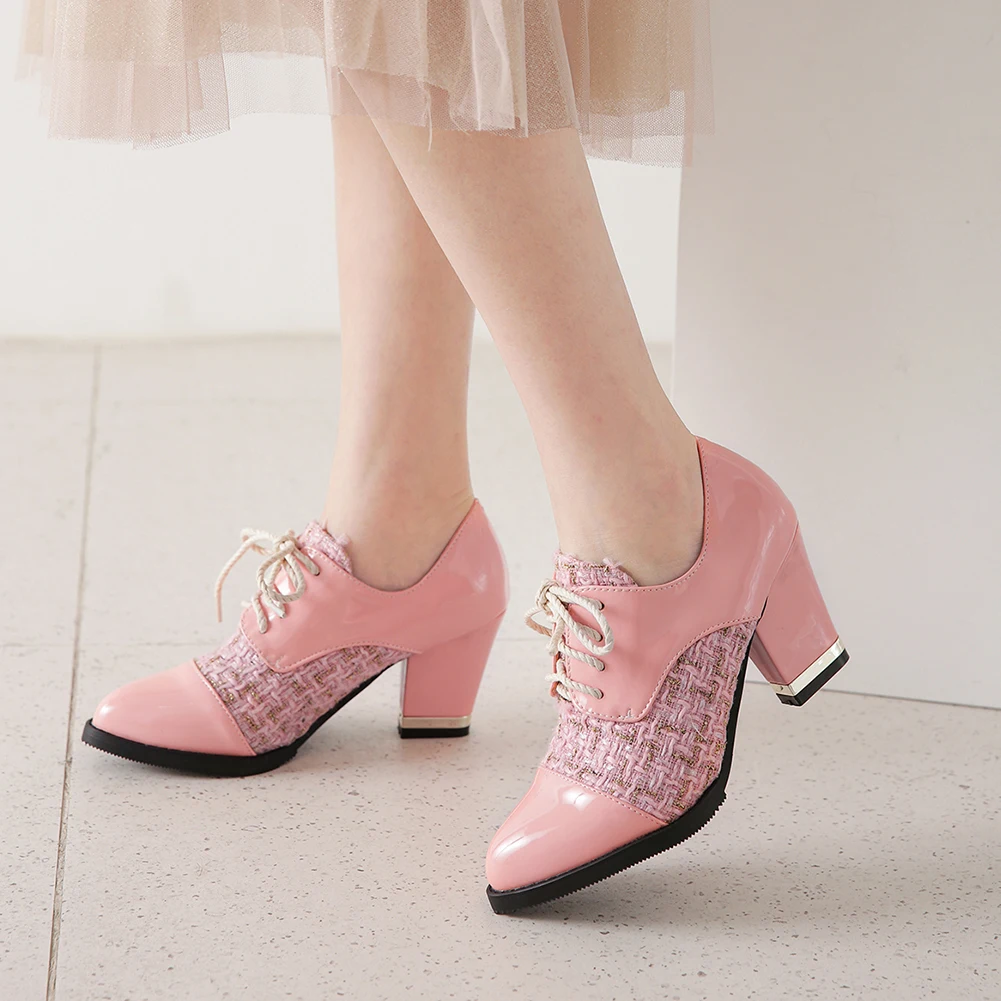 GIGIFOX New Arrivals 2021 British Style Office Lady Pumps Woman Shoes High Heels Lace-Up Spring/Autumn Shoes Women Pumps Female
GIGIFOX New Arrivals 2021 British Style Office Lady Pumps Woman Shoes High Heels Lace-Up Spring/Autumn Shoes Women Pumps Female