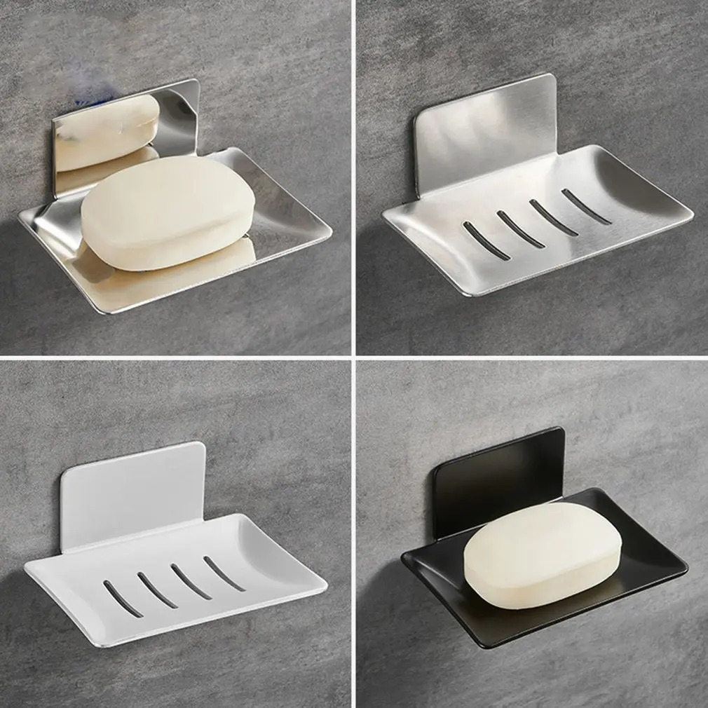New Rust-proof And Durable Thicken Soap Dish Non-perforated Aluminum Soap Dish Self-adhesive Stainless Steel Bathroom Supplies
New Rust-proof And Durable Thicken Soap Dish Non-perforated Aluminum Soap Dish Self-adhesive Stainless Steel Bathroom Supplies