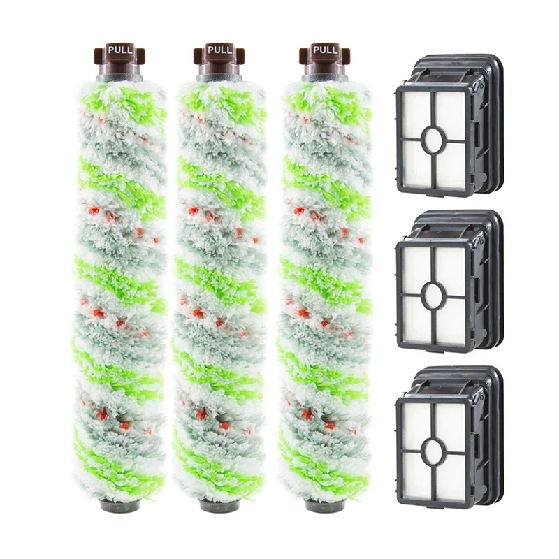 3Pcs Multi Surface Pet Brush Roll 2306 and 1866 Vacuum Filter Compatible with Bissell Crosswave 1785 2306 2551 Wet Dry
3Pcs Multi Surface Pet Brush Roll 2306 and 1866 Vacuum Filter Compatible with Bissell Crosswave 1785 2306 2551 Wet Dry