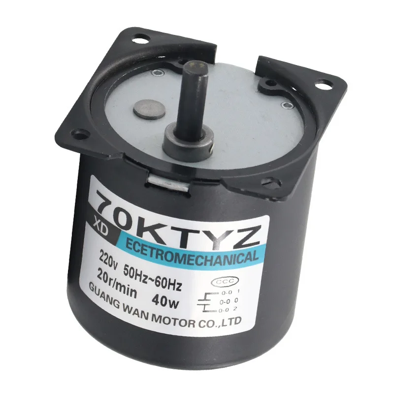70KTYZ 220V AC synchronous motor 40W miniature gear deceleration slow motor adjustable directio
70KTYZ 220V AC synchronous motor 40W miniature gear deceleration slow motor adjustable directio