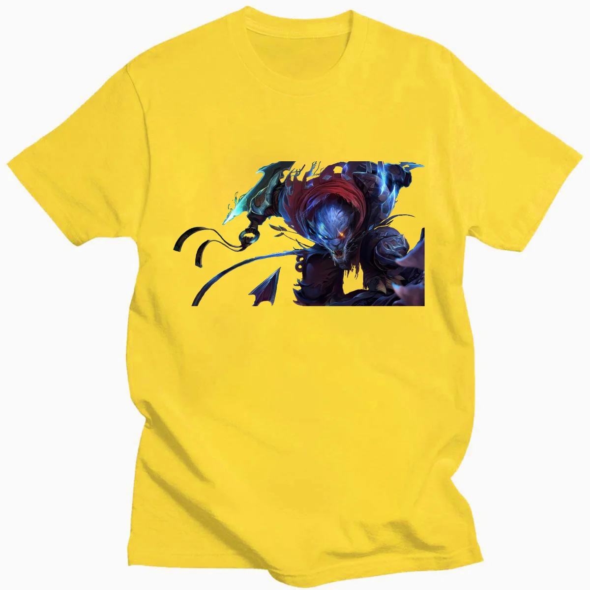 Summer Fashion Game Style The Dark Warrior Rengar Skin LOL Art Print T-shirts Casual Short Sleeve O-neck Cotton Tees For Fans
Summer Fashion Game Style The Dark Warrior Rengar Skin LOL Art Print T-shirts Casual Short Sleeve O-neck Cotton Tees For Fans