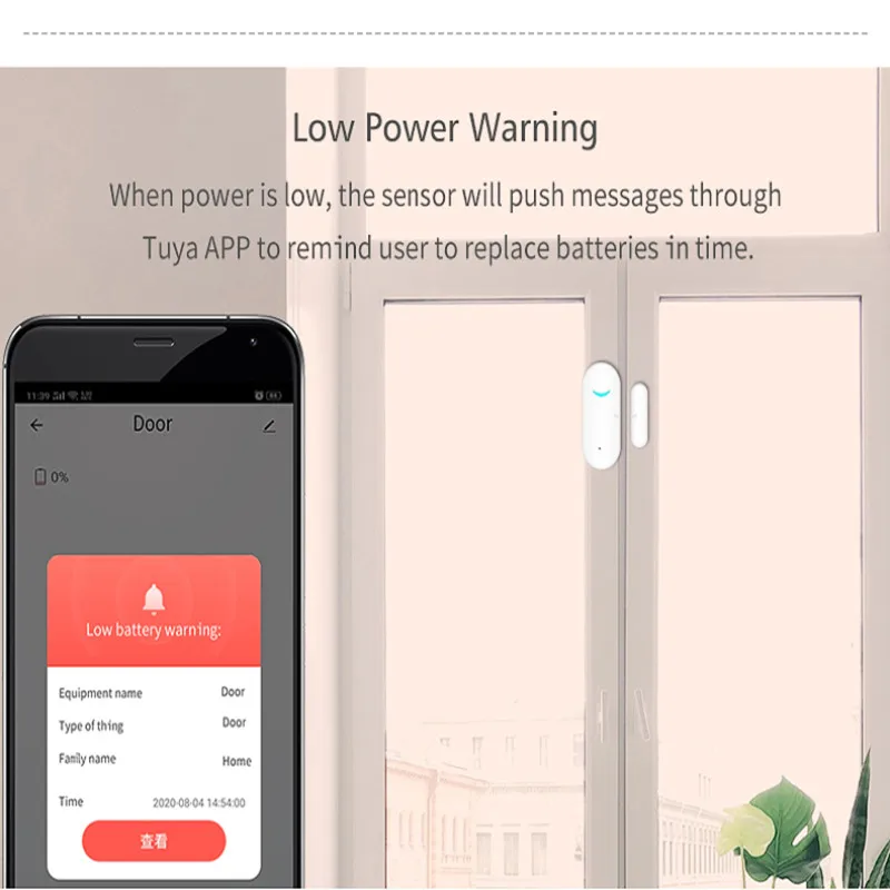 Tuya Smart Life WIFI Door Window Detector WiFi App Notification Alerts Security Sensor Support Alexa Google Home No Need Hub
Tuya Smart Life WIFI Door Window Detector WiFi App Notification Alerts Security Sensor Support Alexa Google Home No Need Hub