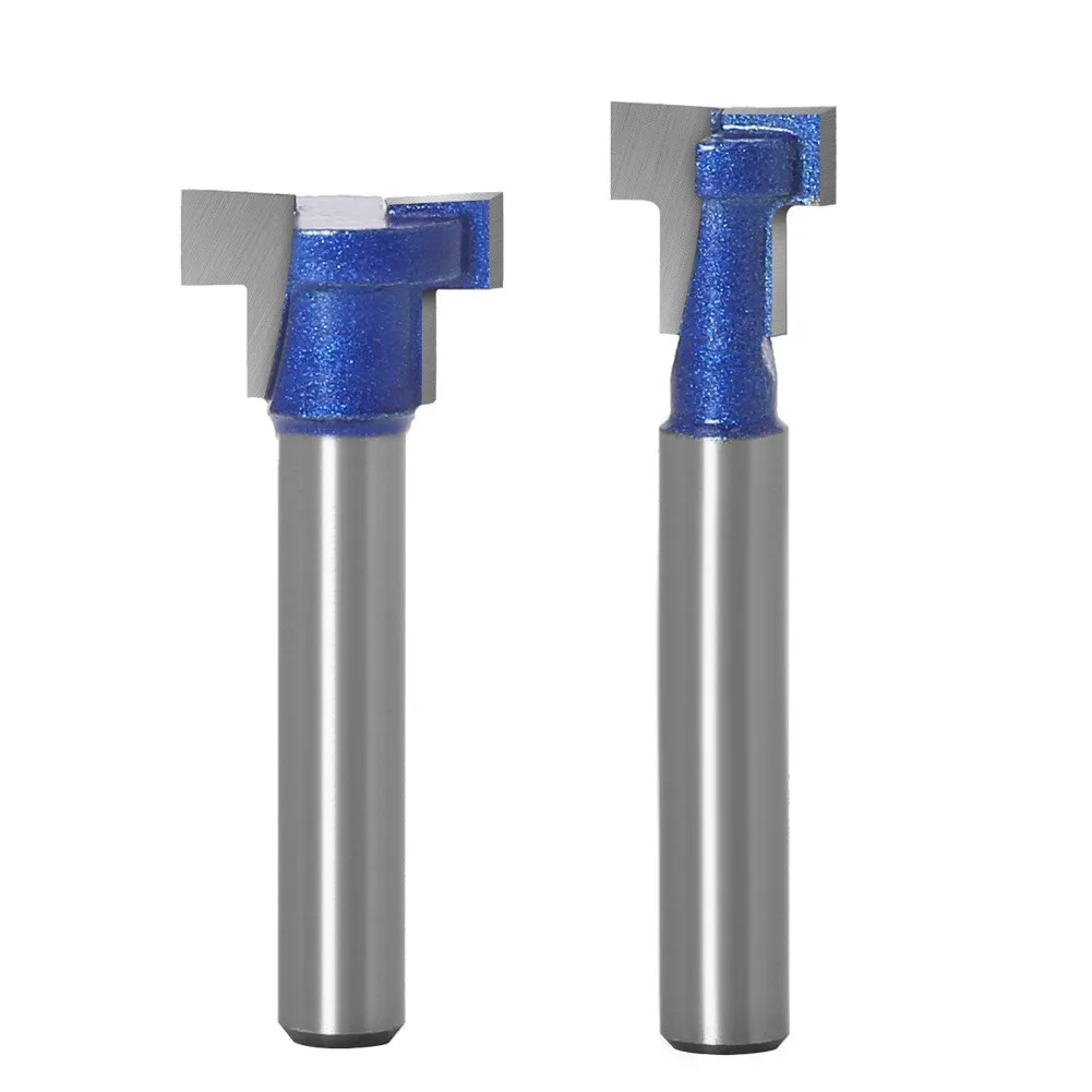 2pcs 6mm 1/4\" Wood Milling Cutter Bit Shank T-Slot Alloy Keyhole Slotting Milling Cutter Tool For Woodwork Metal Machining
2pcs 6mm 1/4\" Wood Milling Cutter Bit Shank T-Slot Alloy Keyhole Slotting Milling Cutter Tool For Woodwork Metal Machining