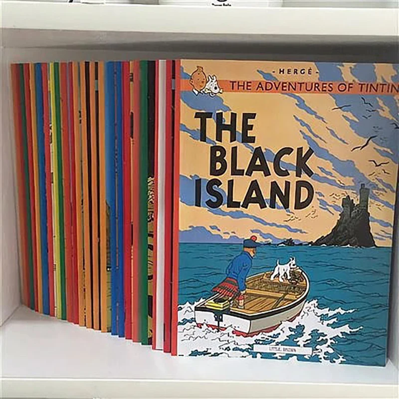 The Adventures of Tintin English Edition Color Comics English Extracurricular Readings A Complete Set of 23 Children's Textbooks
The Adventures of Tintin English Edition Color Comics English Extracurricular Readings A Complete Set of 23 Children's Textbooks