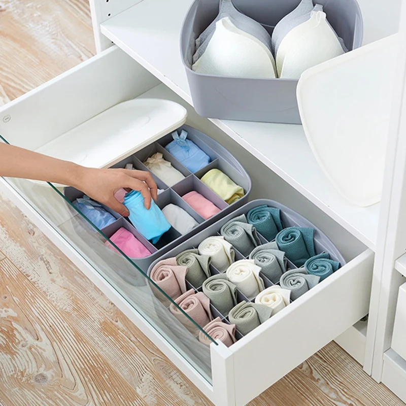 3Pcs Dormitory Closet Organizer for Socks Home Separated Underwear Storage Box Bra Organizer Drawer Organizer
3Pcs Dormitory Closet Organizer for Socks Home Separated Underwear Storage Box Bra Organizer Drawer Organizer