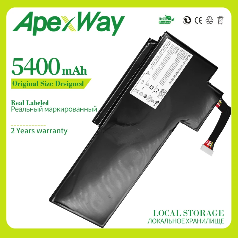 BTY-L76 Laptop Battery for MSI GS70 GS72 MS-1771 MS-1772 MS-1773 MS-1774 For Medion Erazer X7613 X7615 For Schenker XMG C703
BTY-L76 Laptop Battery for MSI GS70 GS72 MS-1771 MS-1772 MS-1773 MS-1774 For Medion Erazer X7613 X7615 For Schenker XMG C703