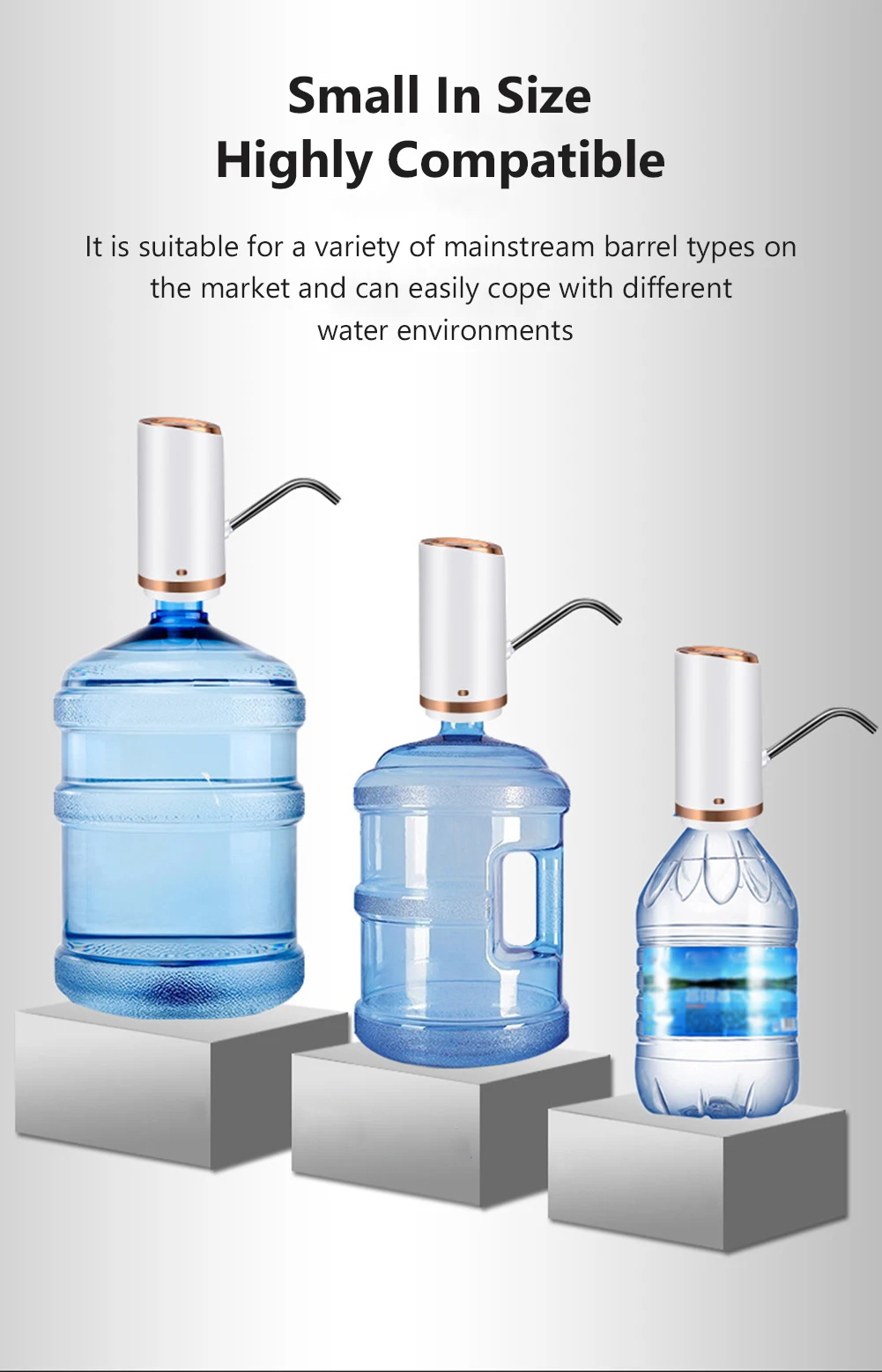 Electric Bottle Water Pump USB Charging Automatic Drinking Water Pump Portable Electric Water Dispenser Jug Pump Hygienic Home
Electric Bottle Water Pump USB Charging Automatic Drinking Water Pump Portable Electric Water Dispenser Jug Pump Hygienic Home
