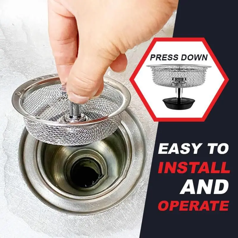 2 PCS Stainless Steel Sink Replacement Filter Stainless Steel Sink Lid Dishpan Drainer Chock Plug Replacement Filter Basket
2 PCS Stainless Steel Sink Replacement Filter Stainless Steel Sink Lid Dishpan Drainer Chock Plug Replacement Filter Basket
