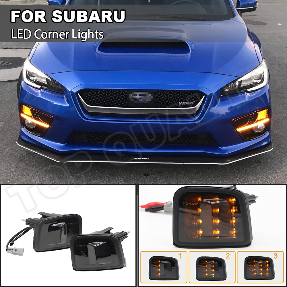 2Pieces Car LED Turn Signal Indicator Flowing Corner Lights For Subaru WRX Turbo Premium Base Limited STI Car Stying Replacement
2Pieces Car LED Turn Signal Indicator Flowing Corner Lights For Subaru WRX Turbo Premium Base Limited STI Car Stying Replacement