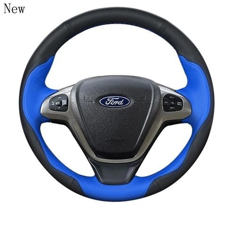 for Ford Focus Escort Mondeo Kuga Edge Taurus Customized Hand-Stitched Leather Car Steering Wheel Cover Accessories
for Ford Focus Escort Mondeo Kuga Edge Taurus Customized Hand-Stitched Leather Car Steering Wheel Cover Accessories