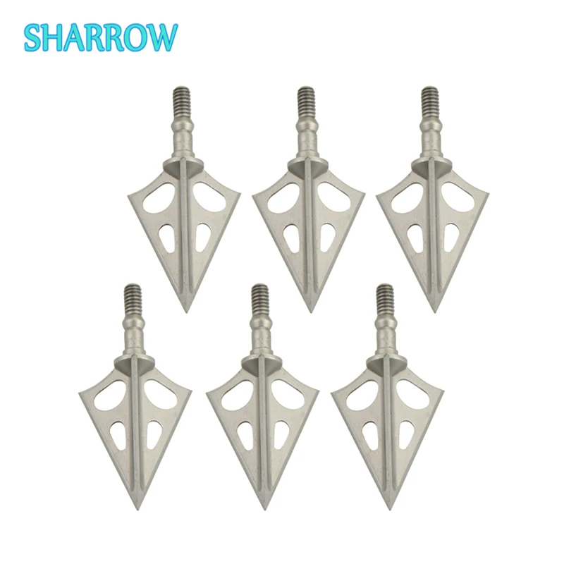 6/12Pcs Hunting Broadhead 3 Fixed Blades Point Tips Arrow for Outdoor Archery Bow and Arrow Target Training Shooting Accessories
6/12Pcs Hunting Broadhead 3 Fixed Blades Point Tips Arrow for Outdoor Archery Bow and Arrow Target Training Shooting Accessories