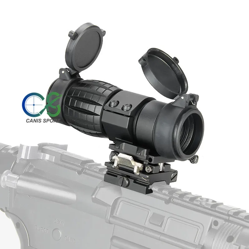 Tactical Red Dot Sight Scope 3x Magnifier Compact Sight with Flip UP Mount Side Picatinny Gun Rail Mount Hunting
Tactical Red Dot Sight Scope 3x Magnifier Compact Sight with Flip UP Mount Side Picatinny Gun Rail Mount Hunting