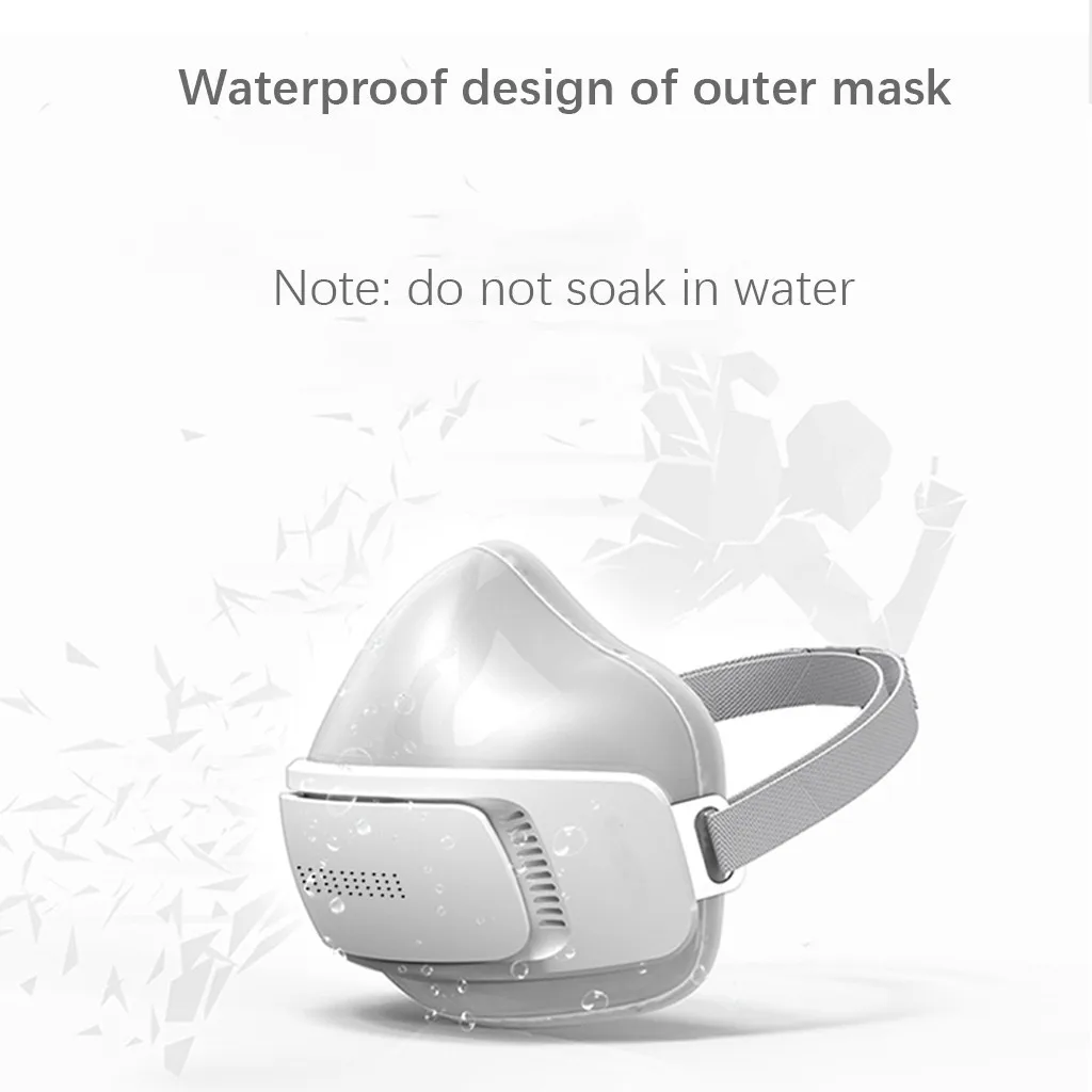 Intelligent Anti-Fog Haze Breathing Protective Dustproof Riding Electric Mask Smart Electric Face Mask Outdoor Anti-Smog PM2.5
Intelligent Anti-Fog Haze Breathing Protective Dustproof Riding Electric Mask Smart Electric Face Mask Outdoor Anti-Smog PM2.5