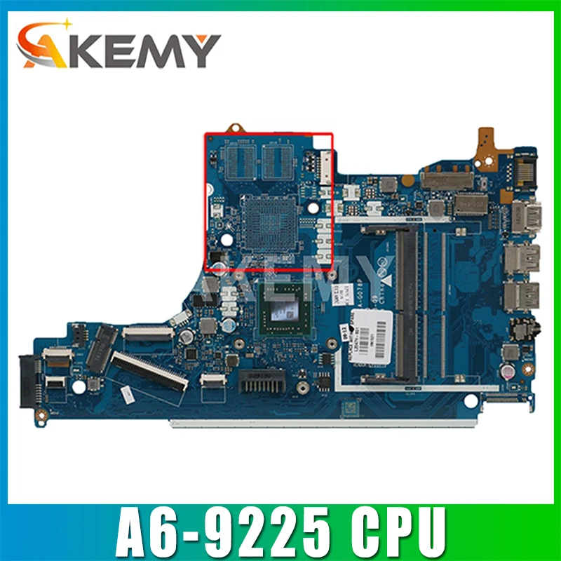 For HP 15-DB Laptop motherboard EPV51 LA-G078P L20478-601 L20478-001 With A6-9225 DDR4 Mainboard 100% Fully Tested
For HP 15-DB Laptop motherboard EPV51 LA-G078P L20478-601 L20478-001 With A6-9225 DDR4 Mainboard 100% Fully Tested