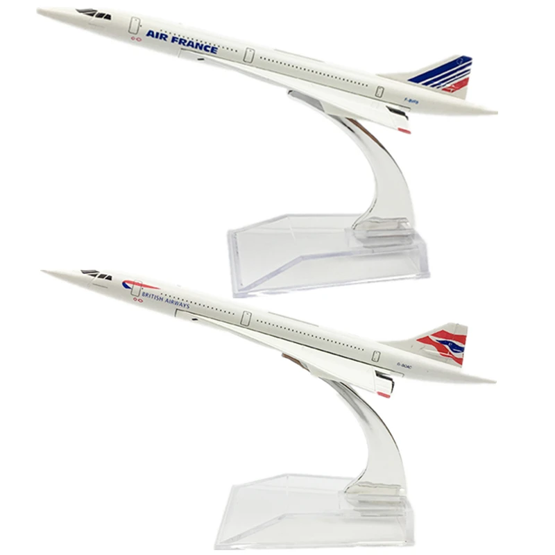 1:400 Scale 15CM Concorde Air France British Airways Plane Model Metal Diecast Aircraft With stand Airplane Supersonic Airliner
1:400 Scale 15CM Concorde Air France British Airways Plane Model Metal Diecast Aircraft With stand Airplane Supersonic Airliner