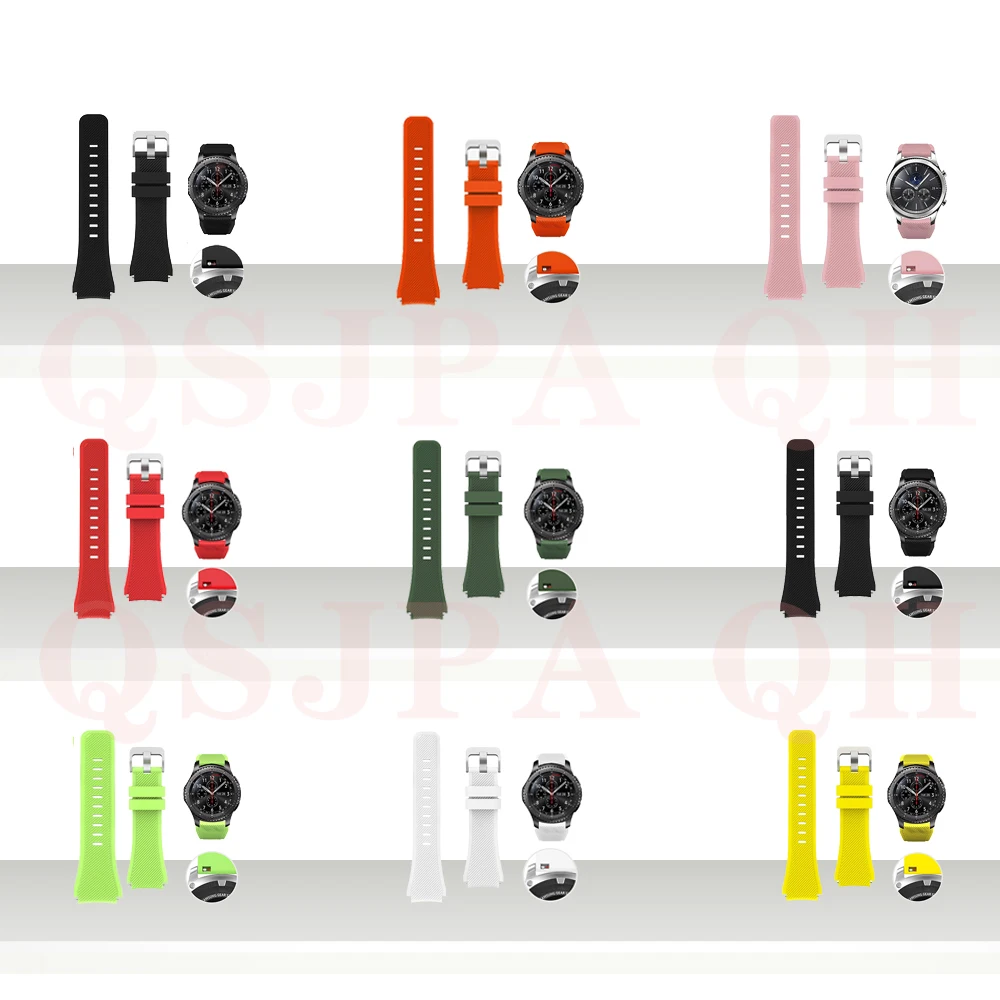 22mm Silicone Band for Galaxy Watch 46mm High Quality Sports Strap for Samsung Gear S3 Frontier Classic Huawei Watch Gt
22mm Silicone Band for Galaxy Watch 46mm High Quality Sports Strap for Samsung Gear S3 Frontier Classic Huawei Watch Gt