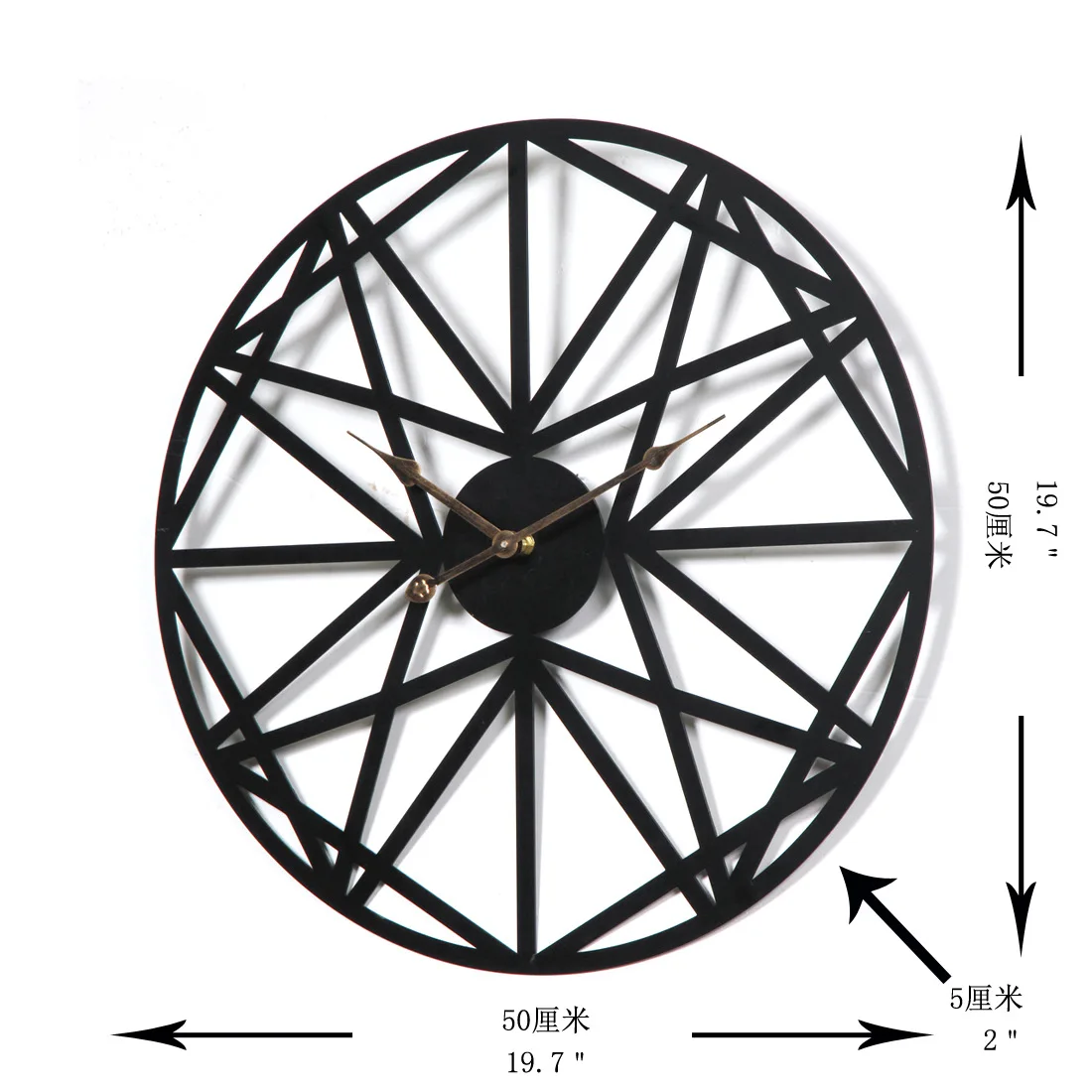Metal Over Sized Wall Clock Wrought Iron wall clock Decoration Living Room Wall Pendant Creative Simple Home Decor Office Clock
Metal Over Sized Wall Clock Wrought Iron wall clock Decoration Living Room Wall Pendant Creative Simple Home Decor Office Clock