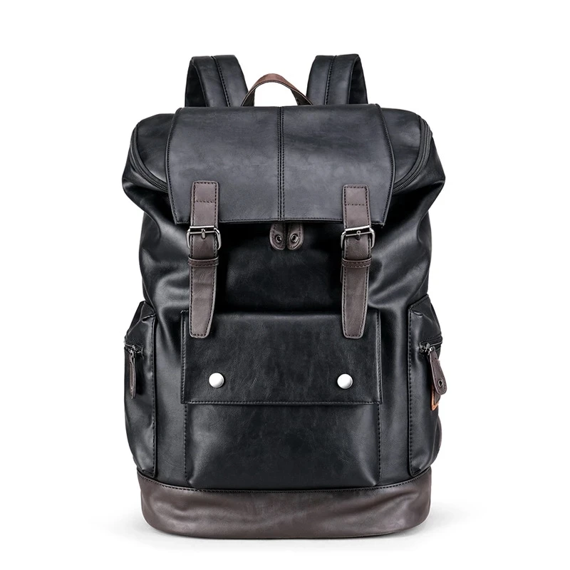 Fashion Men Backpack Soft Leather Teenager College School Bags Male Business Laptop Backpack Man Travel Backbag Rucksack
Fashion Men Backpack Soft Leather Teenager College School Bags Male Business Laptop Backpack Man Travel Backbag Rucksack