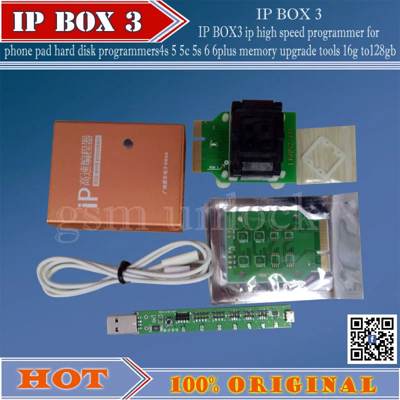 Высокоскоростной программатор gsmjustoncct ipbox 2 IP BOX3 для телефона планшета жесткого