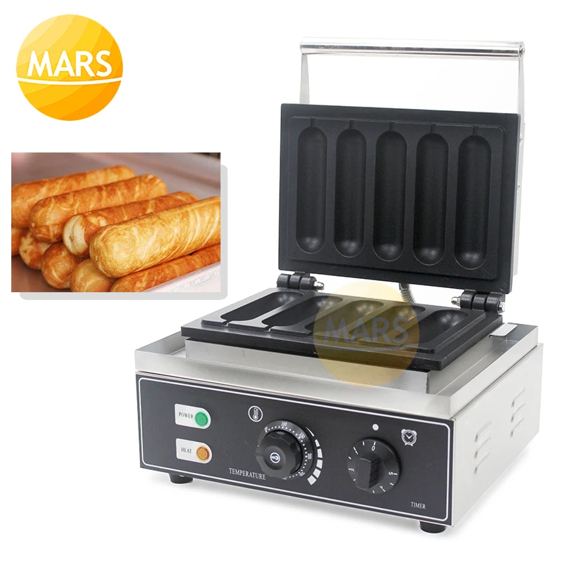 

Electric Milk Rod Machine Crispy Milk Stick Corn Dog Machine Stainless Steel Baked Milk Stick Bread Machine Waffle Baker Maker