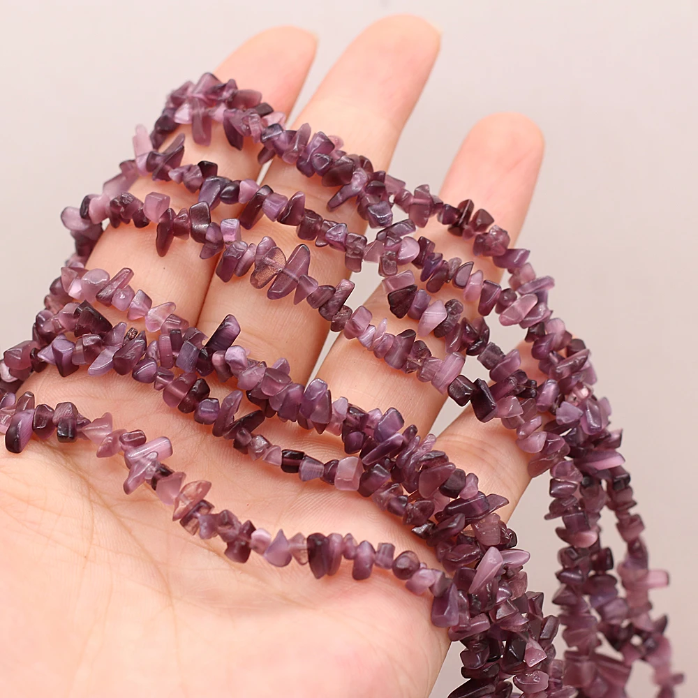 Natural Semi-precious Stone Irregular Gravel Purple Agate Lady Beaded Making DIY Necklace Bracelet Exquisite Jewelry Gifts
Natural Semi-precious Stone Irregular Gravel Purple Agate Lady Beaded Making DIY Necklace Bracelet Exquisite Jewelry Gifts