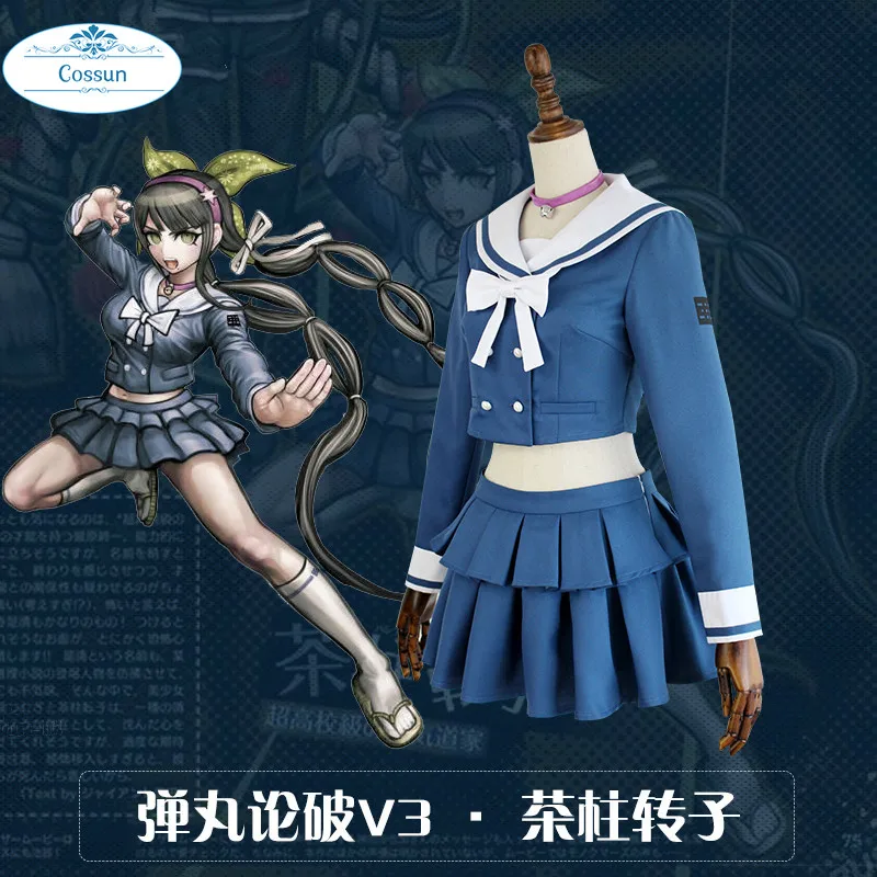 Game Danganronpa Cosplay Tenko Chabashira Costume Women Halloween Blue Danganronpa V3: Killing Harmony Cosplay Costume
Game Danganronpa Cosplay Tenko Chabashira Costume Women Halloween Blue Danganronpa V3: Killing Harmony Cosplay Costume