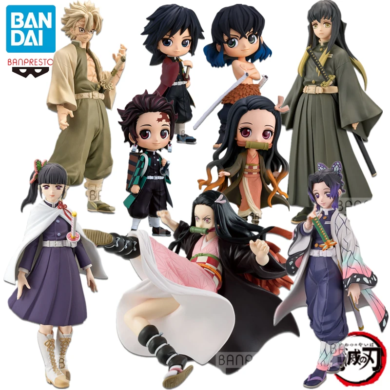 Оригинальные фигурки Bandai Demon Slayer Kamado Nezuko Tanjirou Tomioka Giyuu, коллекция аниме, ПВХ, экшн-игрушки для детей
Оригинальные фигурки Bandai Demon Slayer Kamado Nezuko Tanjirou Tomioka Giyuu, коллекция аниме, ПВХ, экшн-игрушки для детей