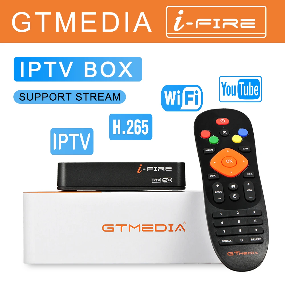 GTmedia IFIRE TV Box Support FULL HD 1080P (H.265) Bulti in WIFI Youtube Set top Box Decoder Smart Set Top Box For M 3 u
GTmedia IFIRE TV Box Support FULL HD 1080P (H.265) Bulti in WIFI Youtube Set top Box Decoder Smart Set Top Box For M 3 u