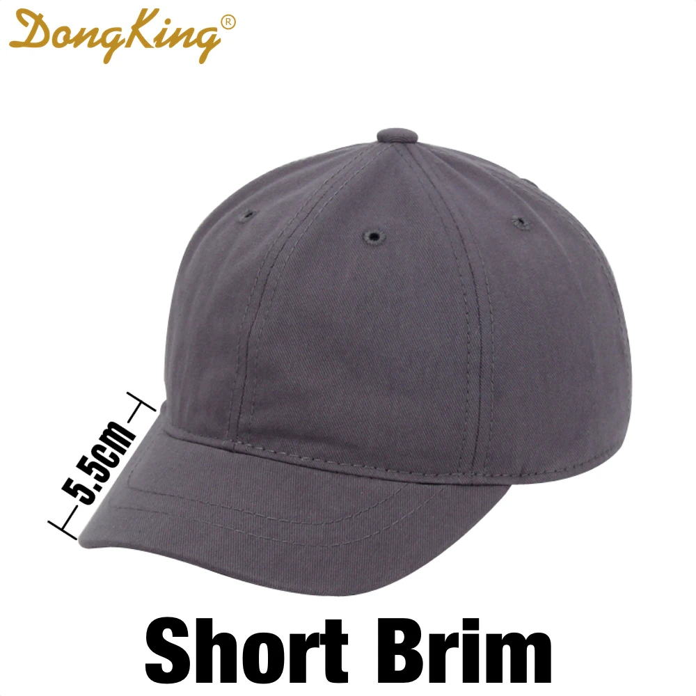 DongKing Short Brim Dad Hat Cotton Baseball Caps Short Visor Sun Hat Men Women Unisex casual Snapback Hats Top Quality 6 Colors 
DongKing Short Brim Dad Hat Cotton Baseball Caps Short Visor Sun Hat Men Women Unisex casual Snapback Hats Top Quality 6 Colors