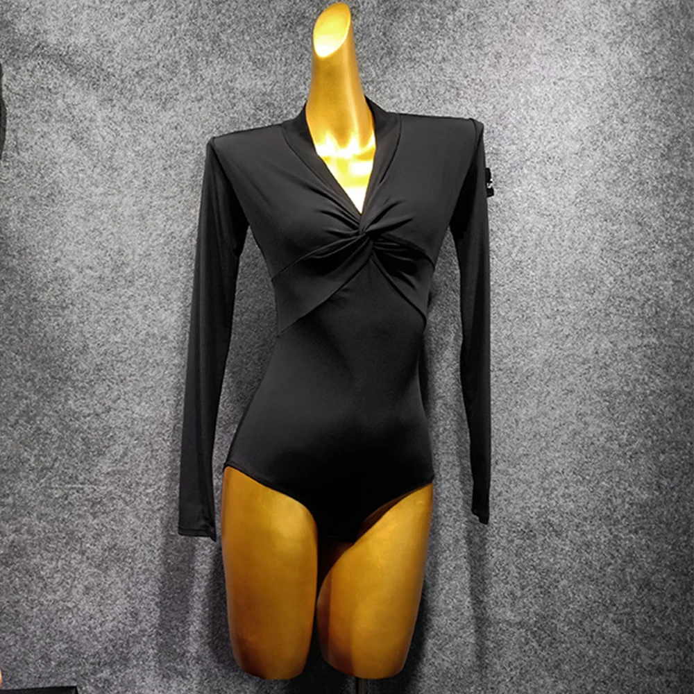 Modern Dance Top Women Adult Sexy Long Sleeve Bodysuits Black Long Sleeves Dance Top for Girls
Modern Dance Top Women Adult Sexy Long Sleeve Bodysuits Black Long Sleeves Dance Top for Girls