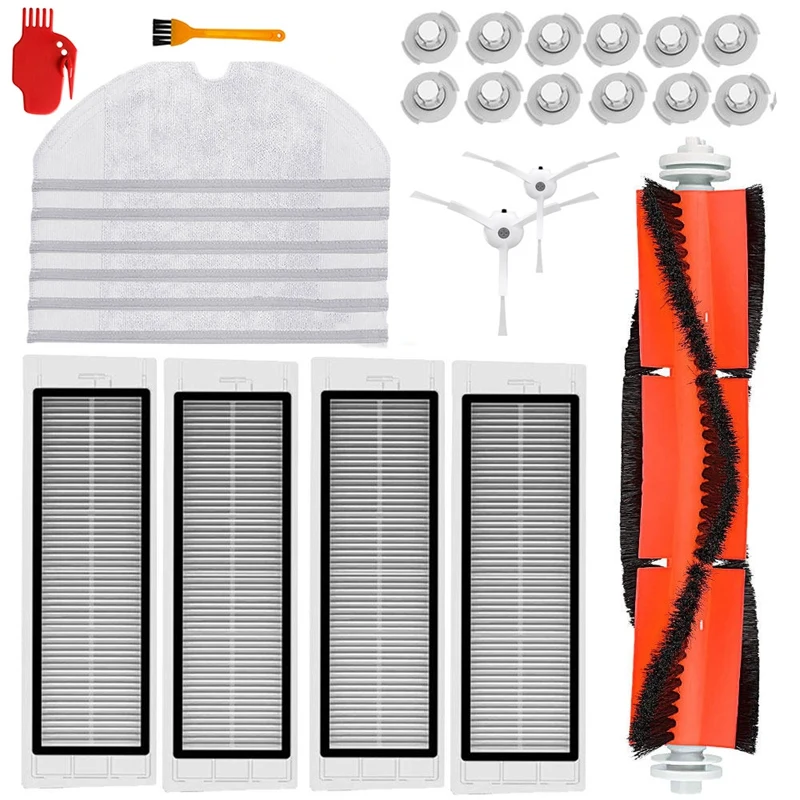Accessories Kits for Xiaomi Roborock S50 S51 E25 S5 Roborock Robot Vacuum Parts Mop Cloths Filter Side Brush Roll Brush
Accessories Kits for Xiaomi Roborock S50 S51 E25 S5 Roborock Robot Vacuum Parts Mop Cloths Filter Side Brush Roll Brush