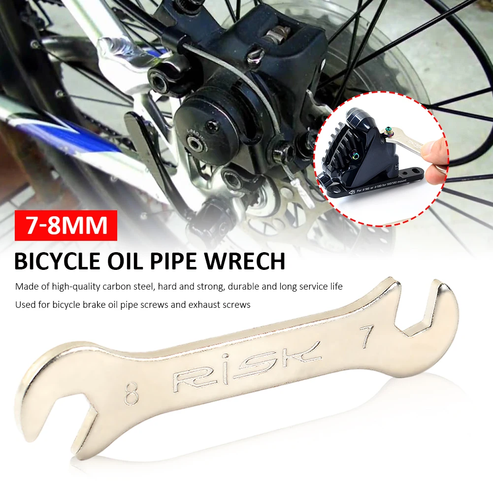 7-8mm Open Bicycle Hydraulic Disc Oil Brake Pipe Locking Screw Wrench Bike Accessories Bike Brake Locking Repair Bicycle Part
7-8mm Open Bicycle Hydraulic Disc Oil Brake Pipe Locking Screw Wrench Bike Accessories Bike Brake Locking Repair Bicycle Part