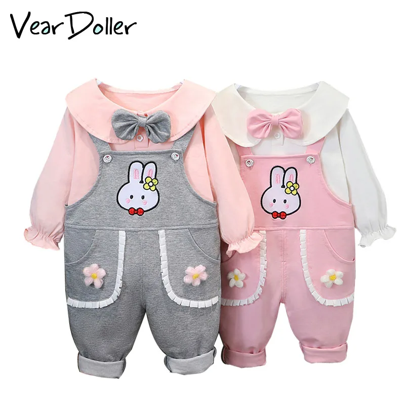 VearDoller Children's Set Autumn New Arrival Kids Clothing Bow Top + Cute Rabbit Overalls Two-pieces Set Floral Long Sleeve Suit
VearDoller Children's Set Autumn New Arrival Kids Clothing Bow Top + Cute Rabbit Overalls Two-pieces Set Floral Long Sleeve Suit